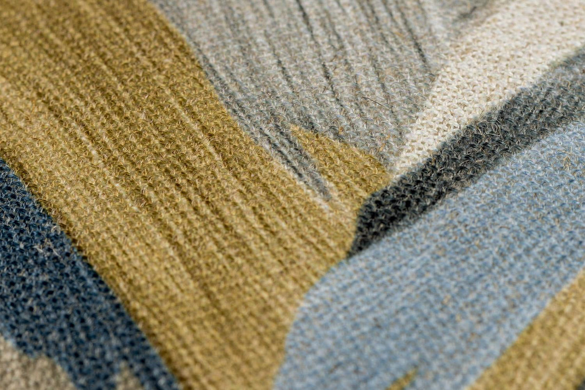 Elin Cushion | Natural/Blue | 43 x 43 cm-5