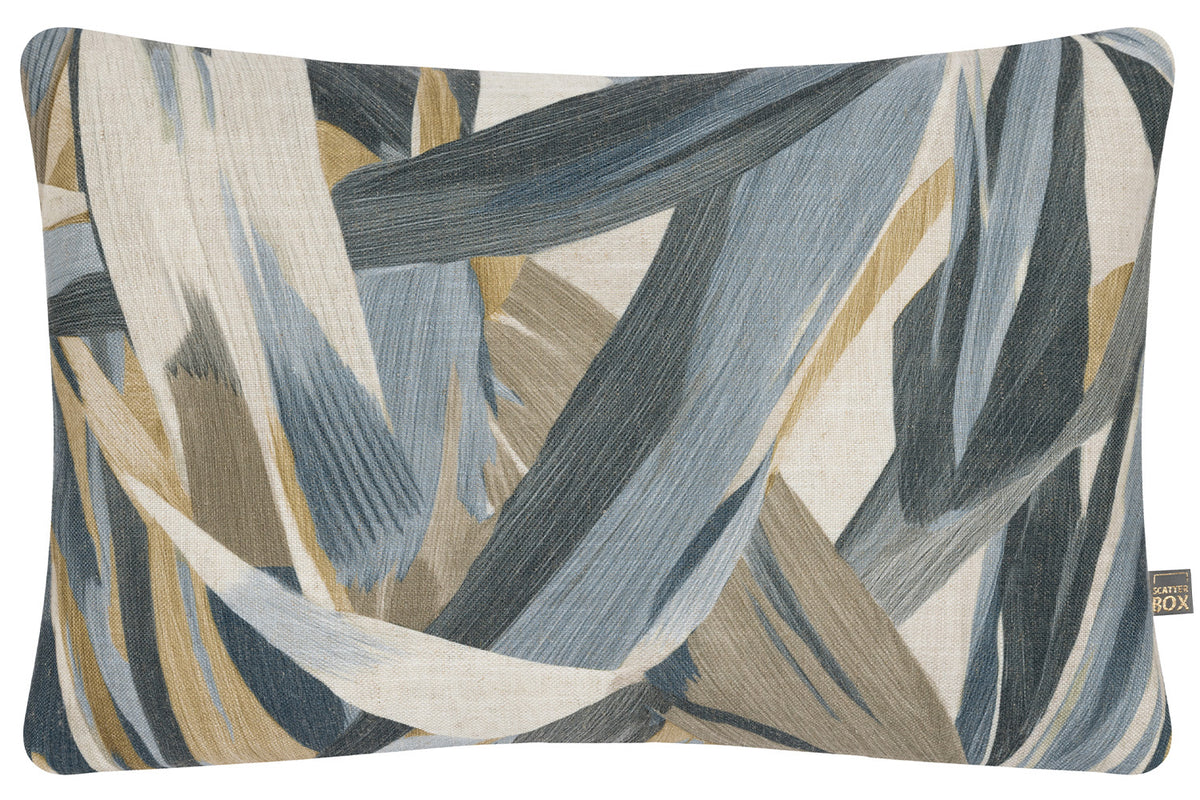 Elin Cushion | Natural/Blue | 40 x 60 cm