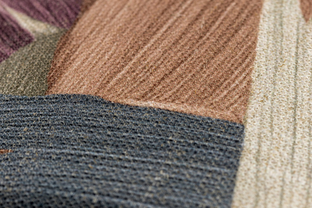 Elin Cushion | Natural/Plum Noir | 58 x 58 cm-4