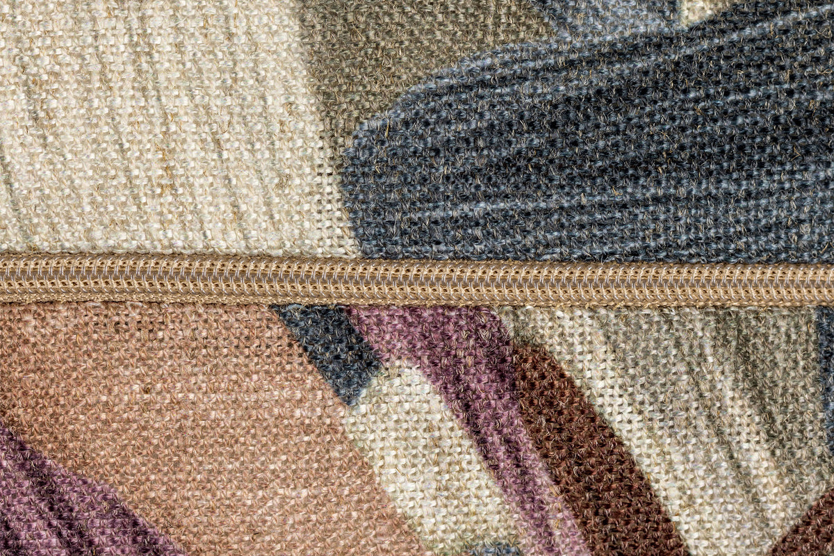 Elin Cushion | Natural/Plum Noir | 58 x 58 cm-5