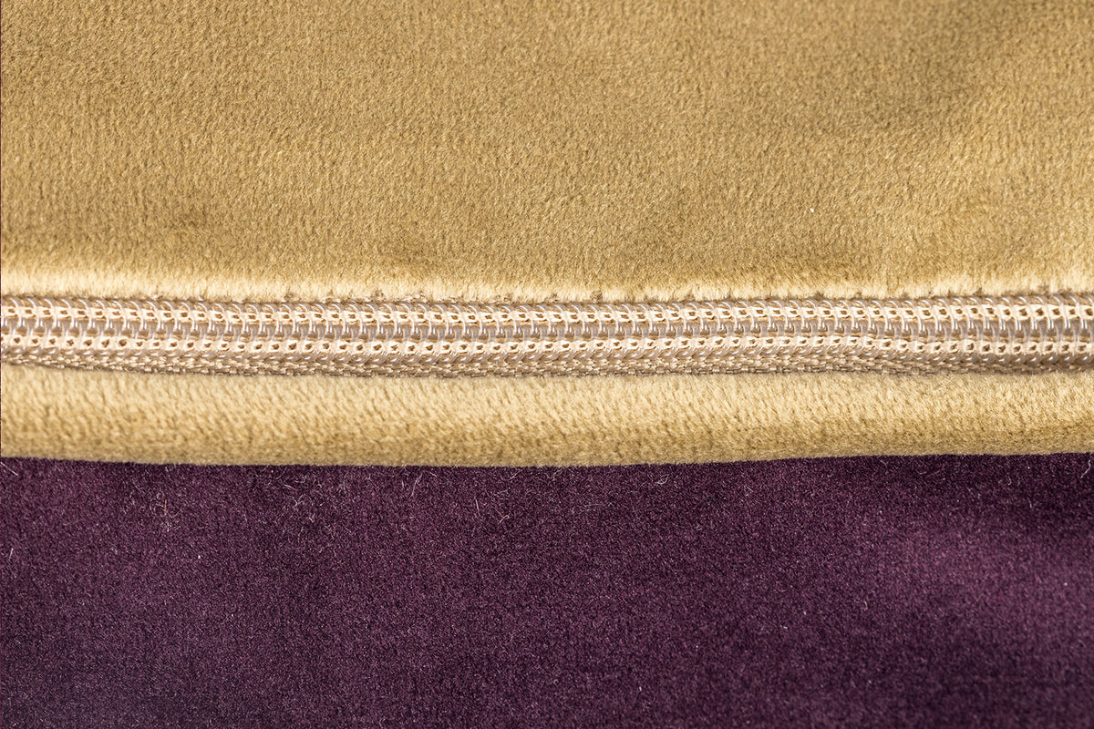 Stella Cushion | Plum Noir/Sand | 43 X 43 cm-5