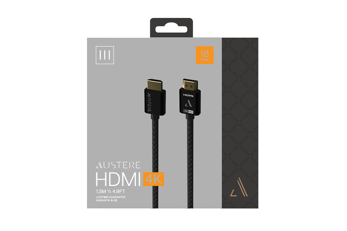 Austere III Series 4K Certified Premium HDMI Cable | 1.5m-4