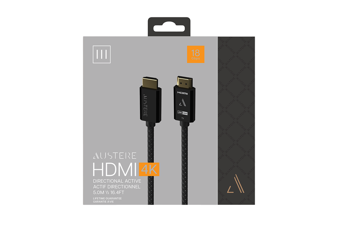 Austere III Series 4K Directional Active HDMI Cable | 5.0m-5