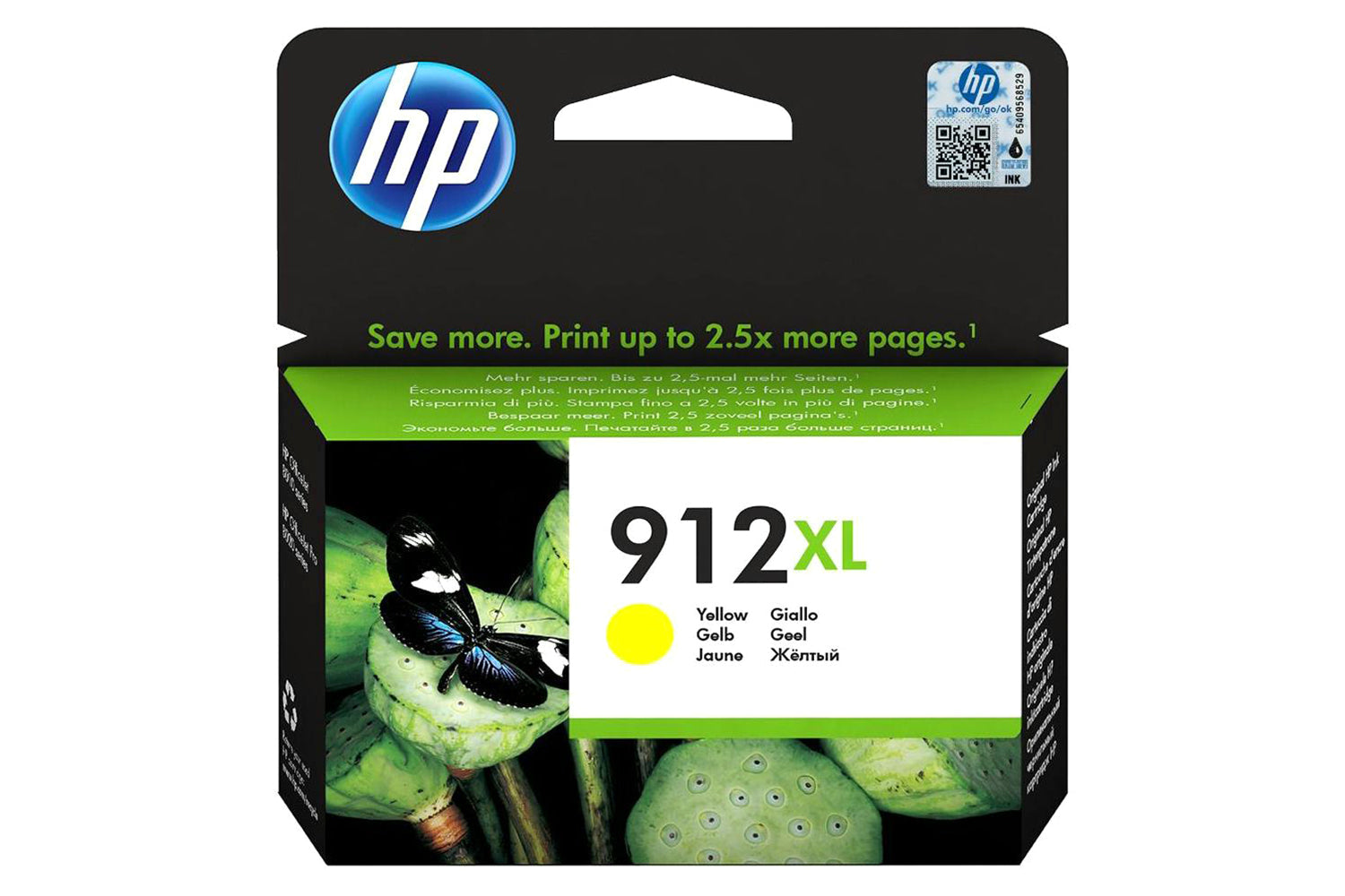 HP 912XL High Yield Original Ink Cartridge | Yellow