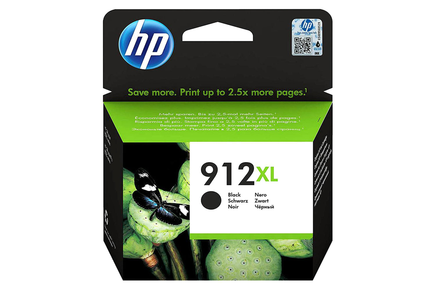 HP 912XL High Yield Original Ink Cartridge | Black