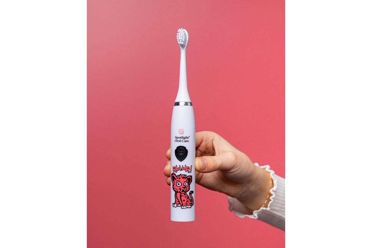 Spotlight Oral Care Kids Cheetah Electric Toothbrush | KIDKET0003-3
