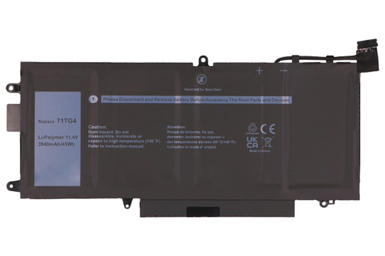 2-Power Main Battery Pack 11.4V 3940mAh
