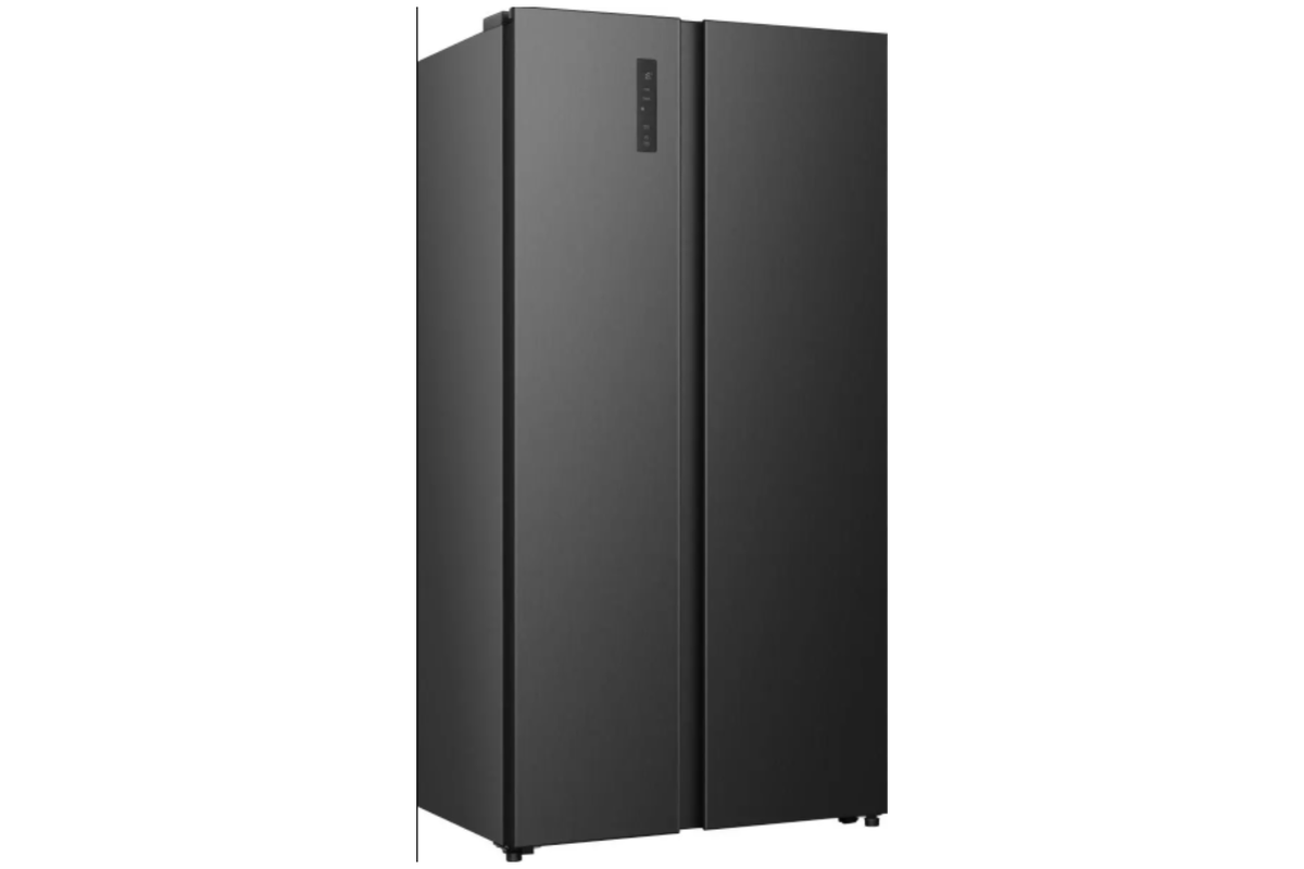 Hisense Freestanding Side By Side Refrigerator | RS3P558NEFD | Black-3
