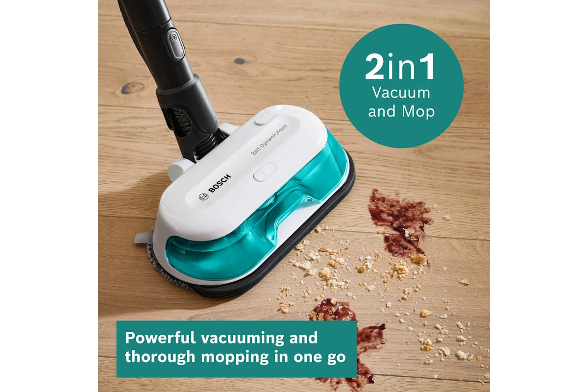 Bosch Rechargeable 2 in 1 Vacuum and Mop Unlimited 7 Aqua | White-4