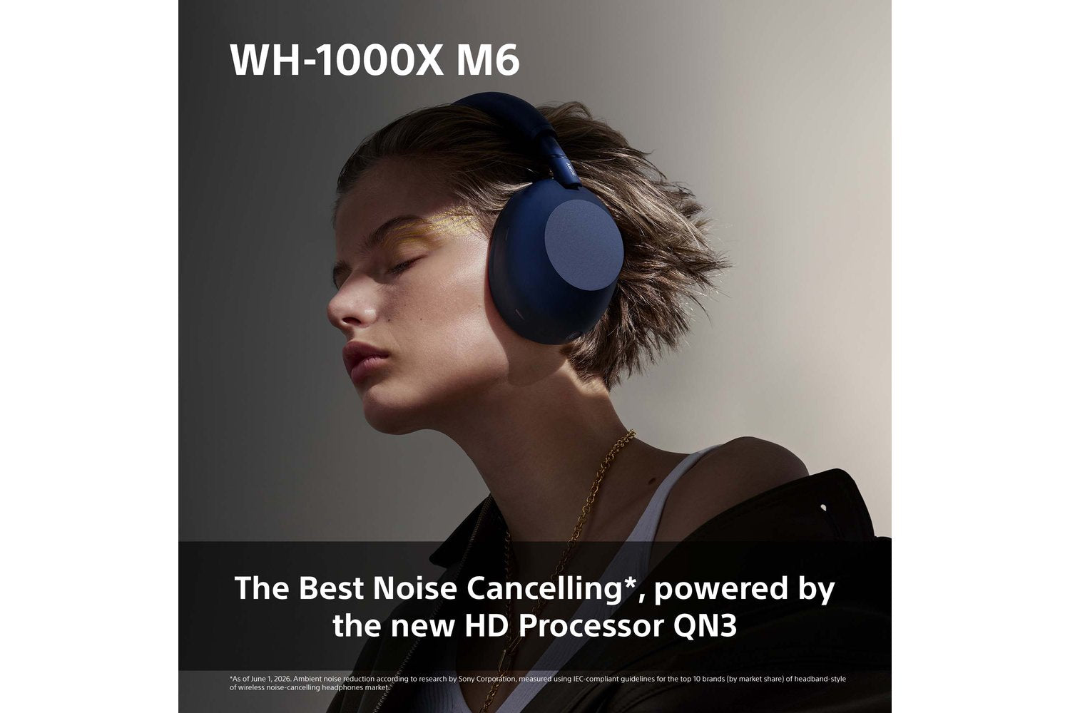 Sony WH-1000XM6 Wireless Noise Cancelling Over Ear Headphones | Olive Grey-4