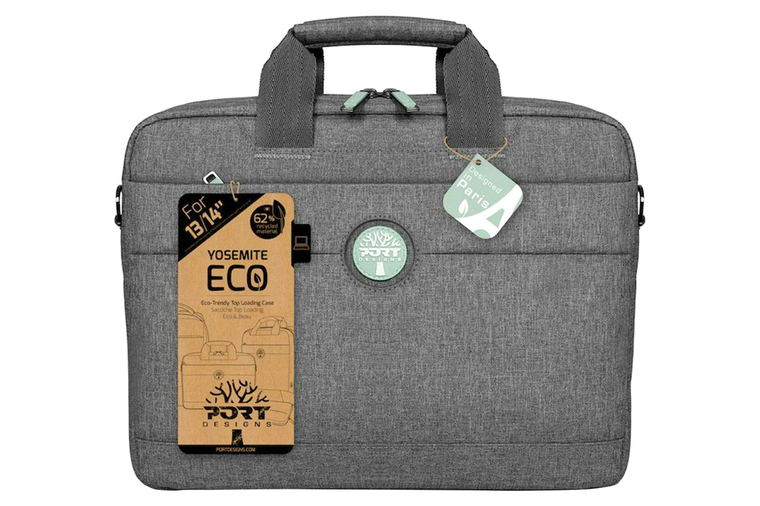 Port Yosemite 15.6" Eco-Trendy Laptop Bag | Grey-11