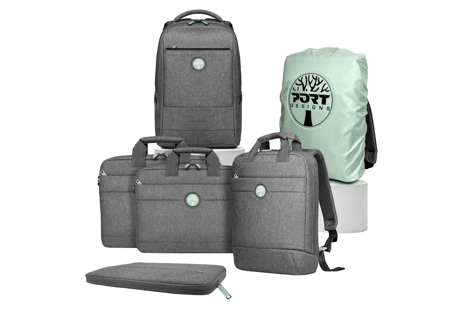 Port Yosemite 13/14" Eco-Trendy Laptop Backpack | Grey-2