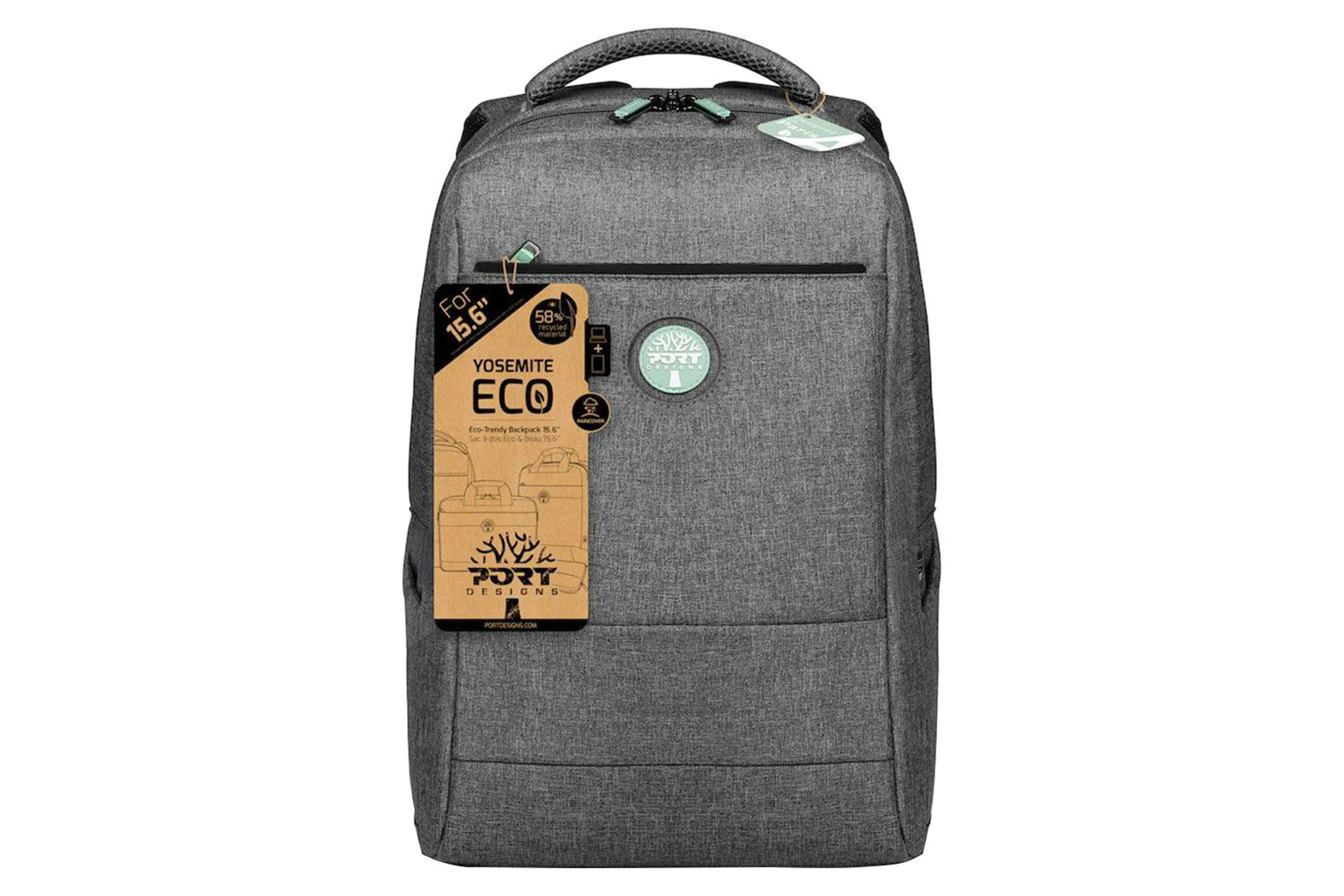 Port Yosemite 15.6" Eco-Trendy XL Laptop Backpack | Grey-8