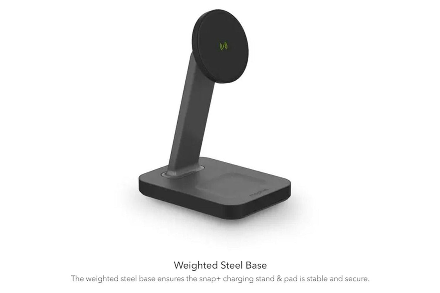 Mophie Snap+ Wireless Charging Stand and Pad | Black-6