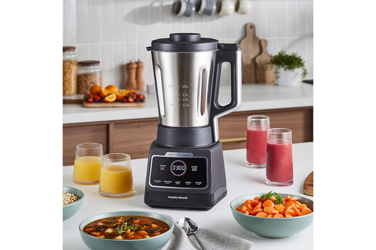 Morphy Richards 1.5L MixFlex Multifunction 6-in-1 Blender and Soup Maker | 403066-2