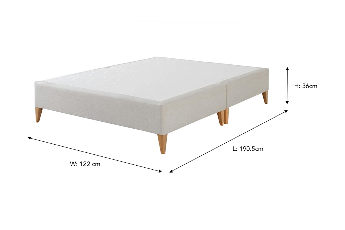 Briody | Ora Base with Natural Leg | Small Double | 4ft | Colour Options-2