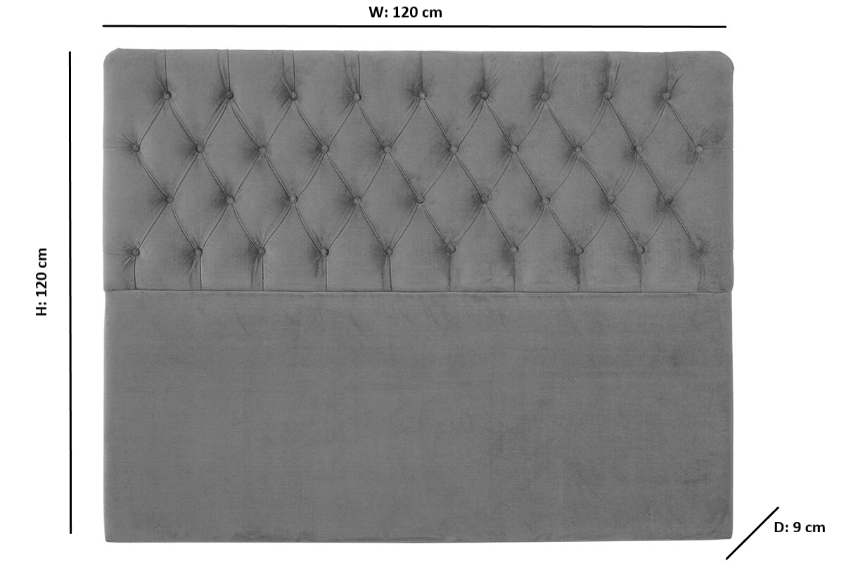 Briody | Claudette 47" Headboard | Small Double | 4ft | Colour Options-2