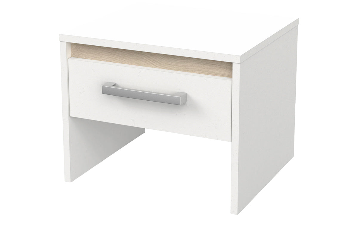 Watson Bedside Locker | 1 Drawer | White-3