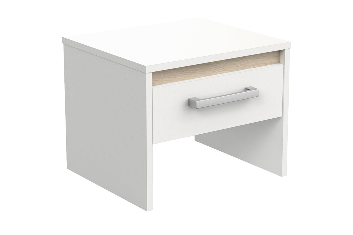 Watson Bedside Locker | 1 Drawer | White-4