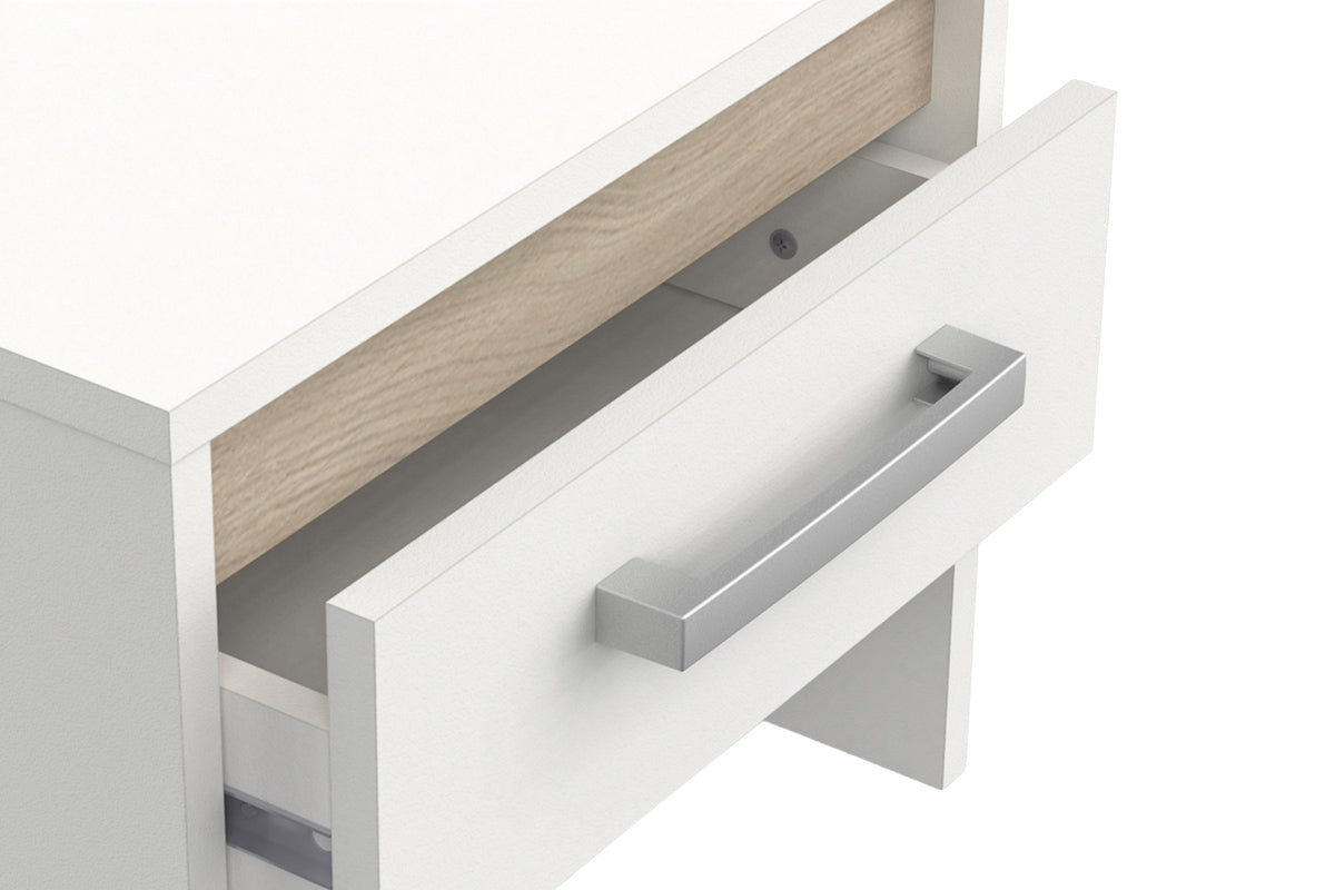 Watson Bedside Locker | 1 Drawer | White-7