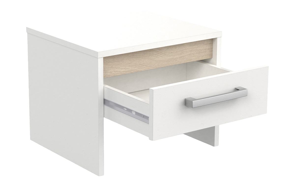 Watson Bedside Locker | 1 Drawer | White-6