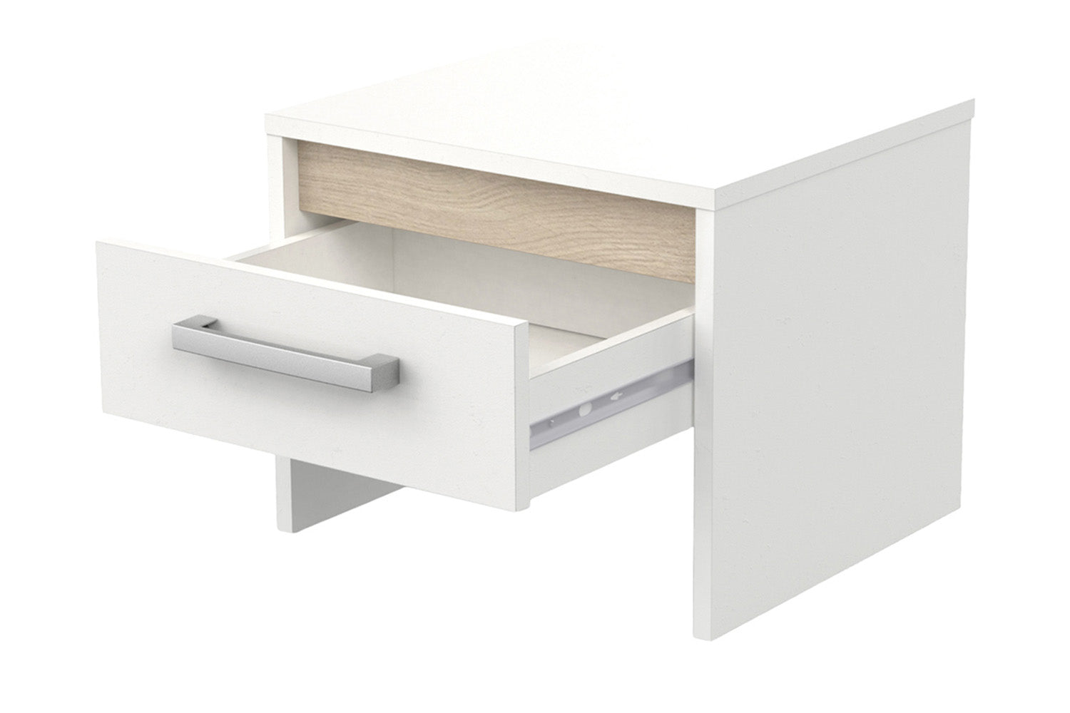Watson Bedside Locker | 1 Drawer | White-5