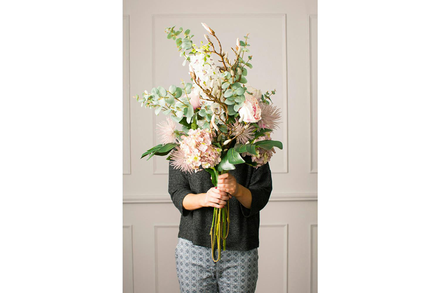Artificial Decorative Eucalyptus Branch | Green | 75 cm-2