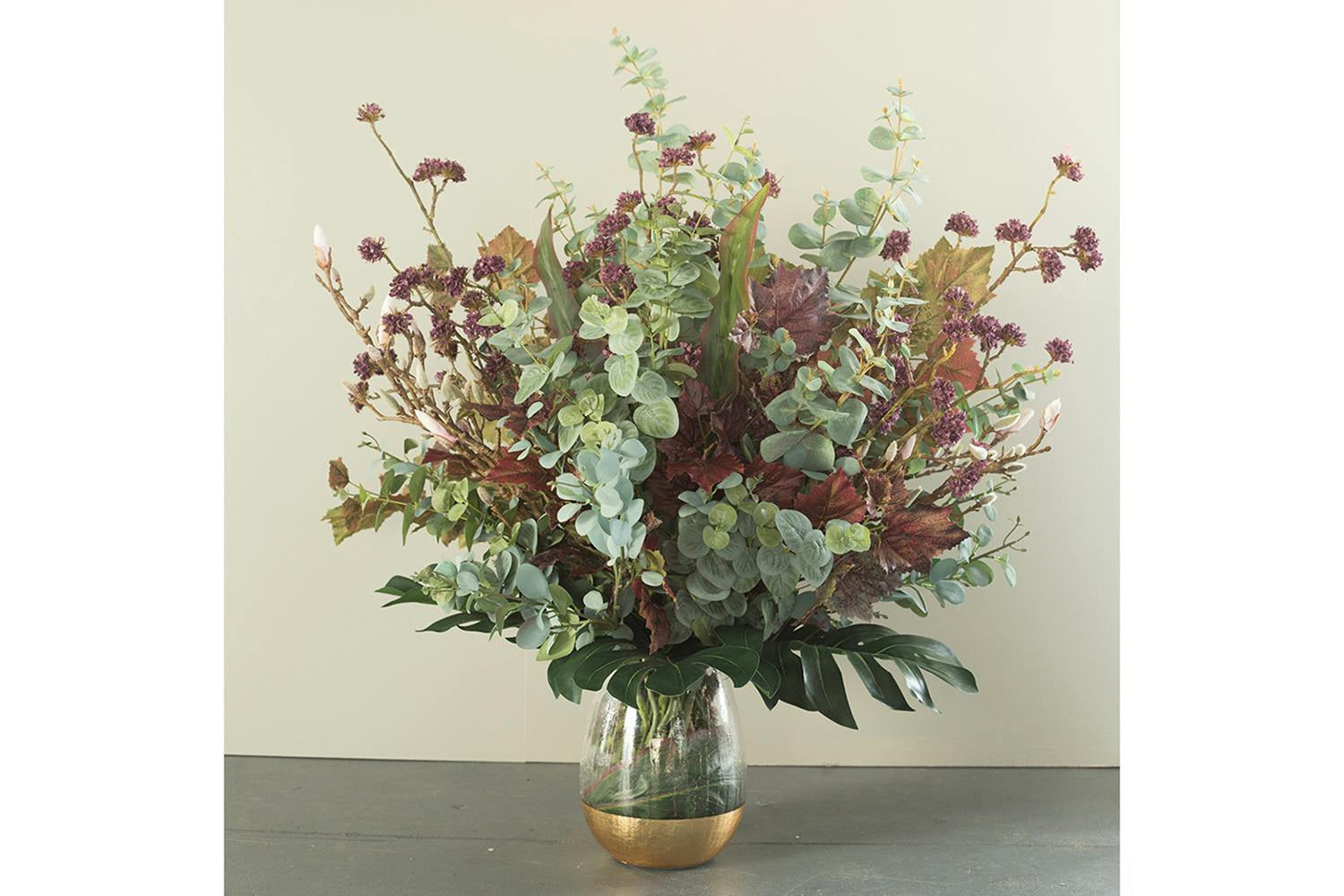 Artificial Decorative Eucalyptus Branch | Green | 75 cm-3