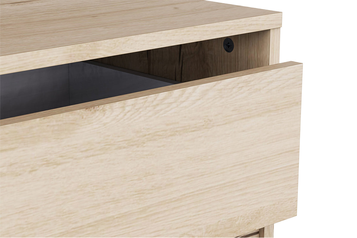 Blokty Chest of Drawer 60 cm | 3 Drawer | Oak Effect-7