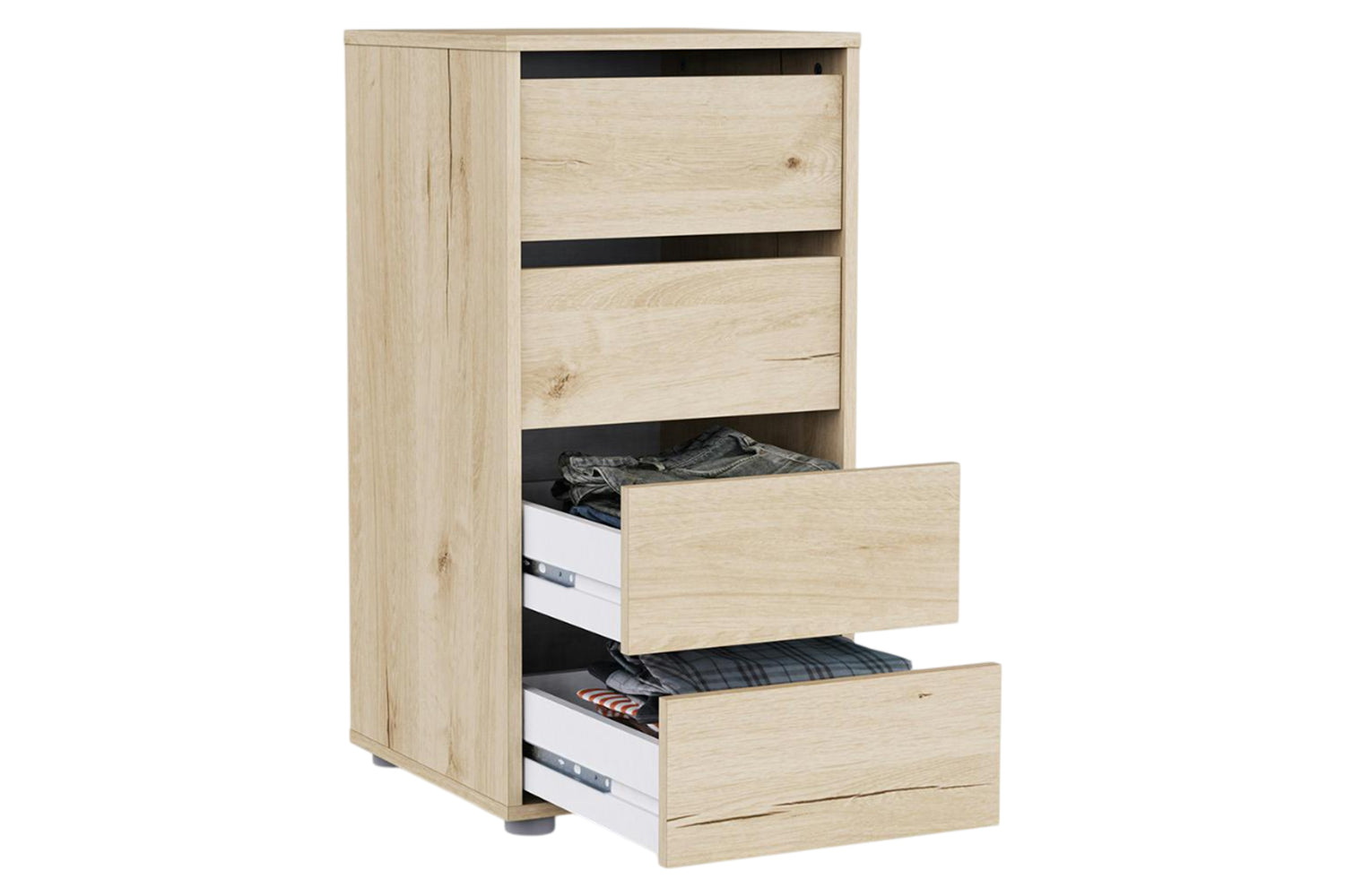 Blokty Chest of Drawer | 4 Drawer | Oak Effect-4