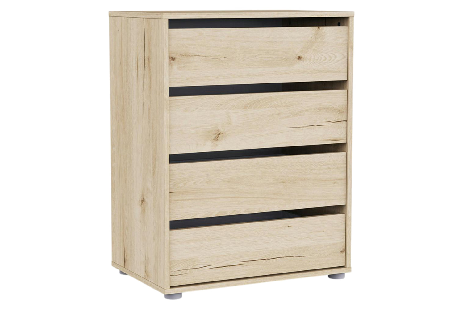 Blokty Chest of Drawer | 4 Drawer | Oak Effect-3