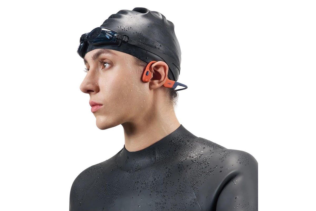Shokz OpenSwim Pro Open-Ear Wireless Headphones | Red-2