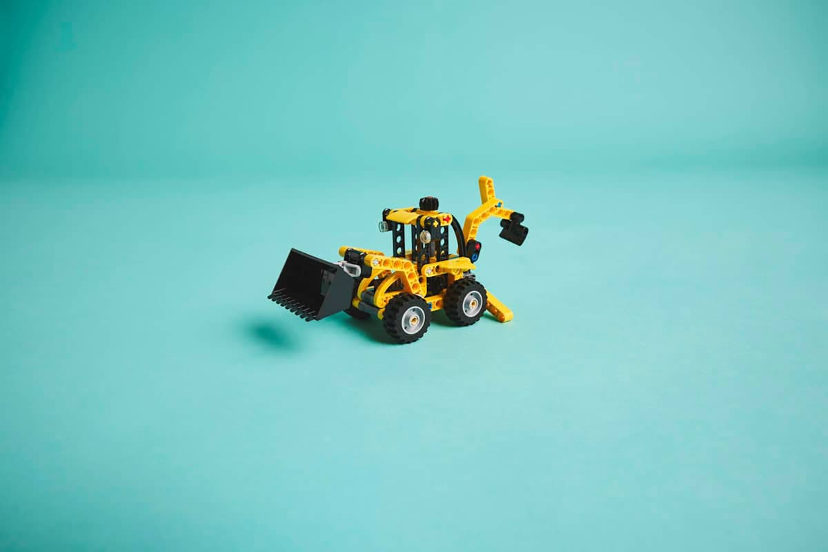Lego Backhoe Loader Building Toys Set-10