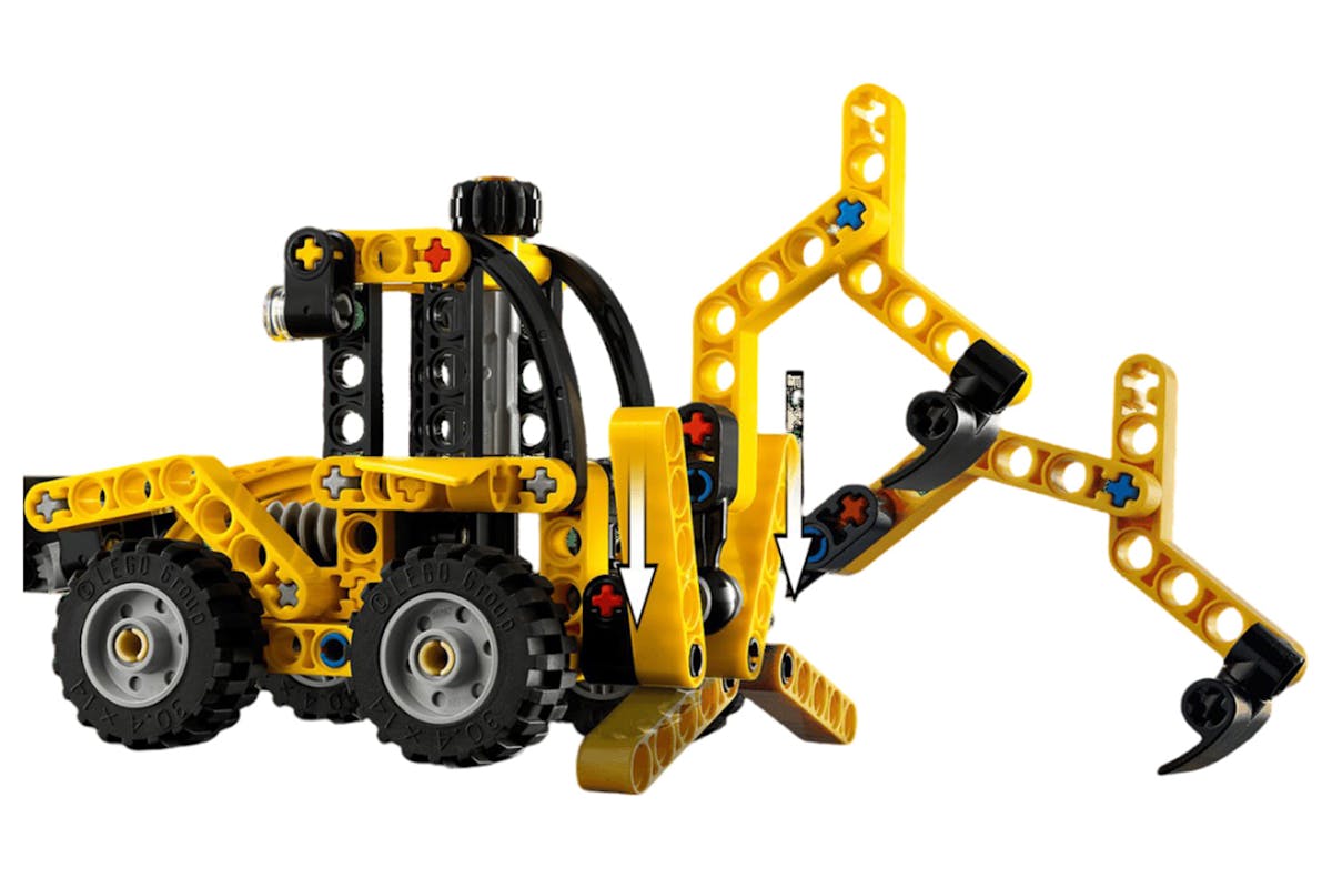 Lego Backhoe Loader Building Toys Set-7