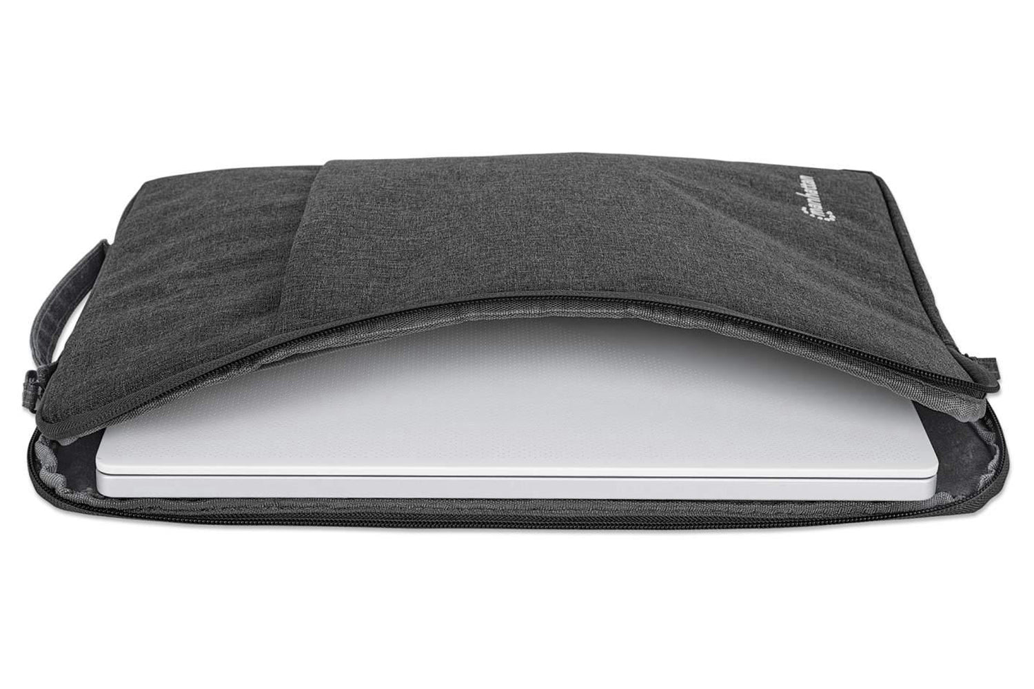 Manhattan Seattle Notebook 15.6" Sleeve Laptop Bag | Grey-6