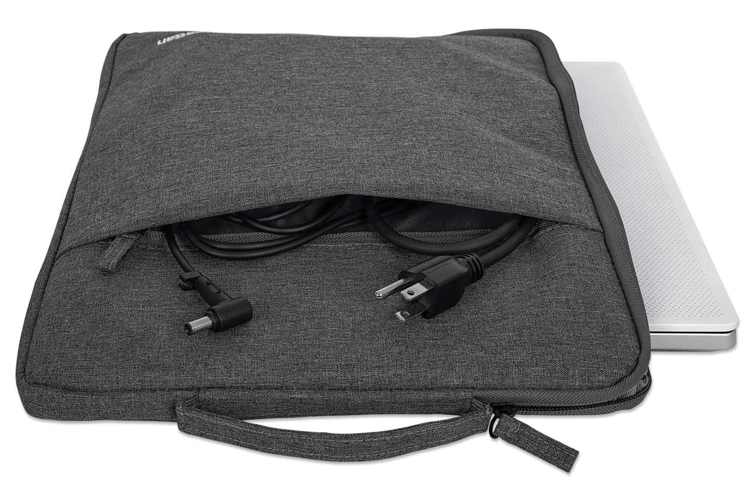 Manhattan Seattle Notebook 15.6" Sleeve Laptop Bag | Grey-7