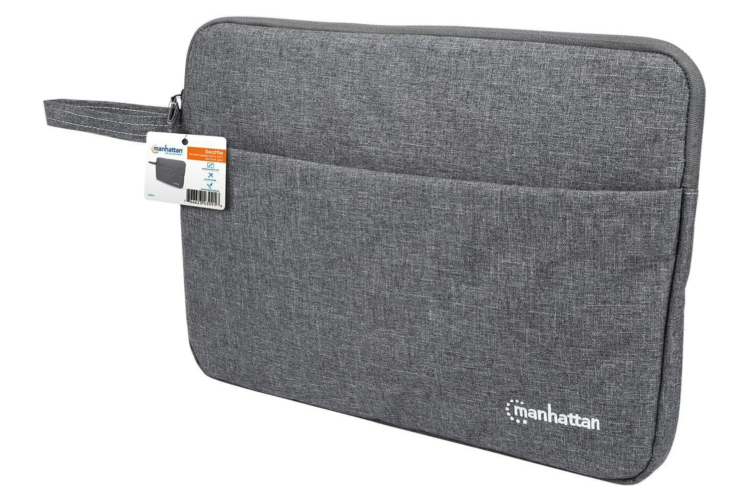 Manhattan Seattle Notebook 14.5" Sleeve Laptop Bag | Grey-2