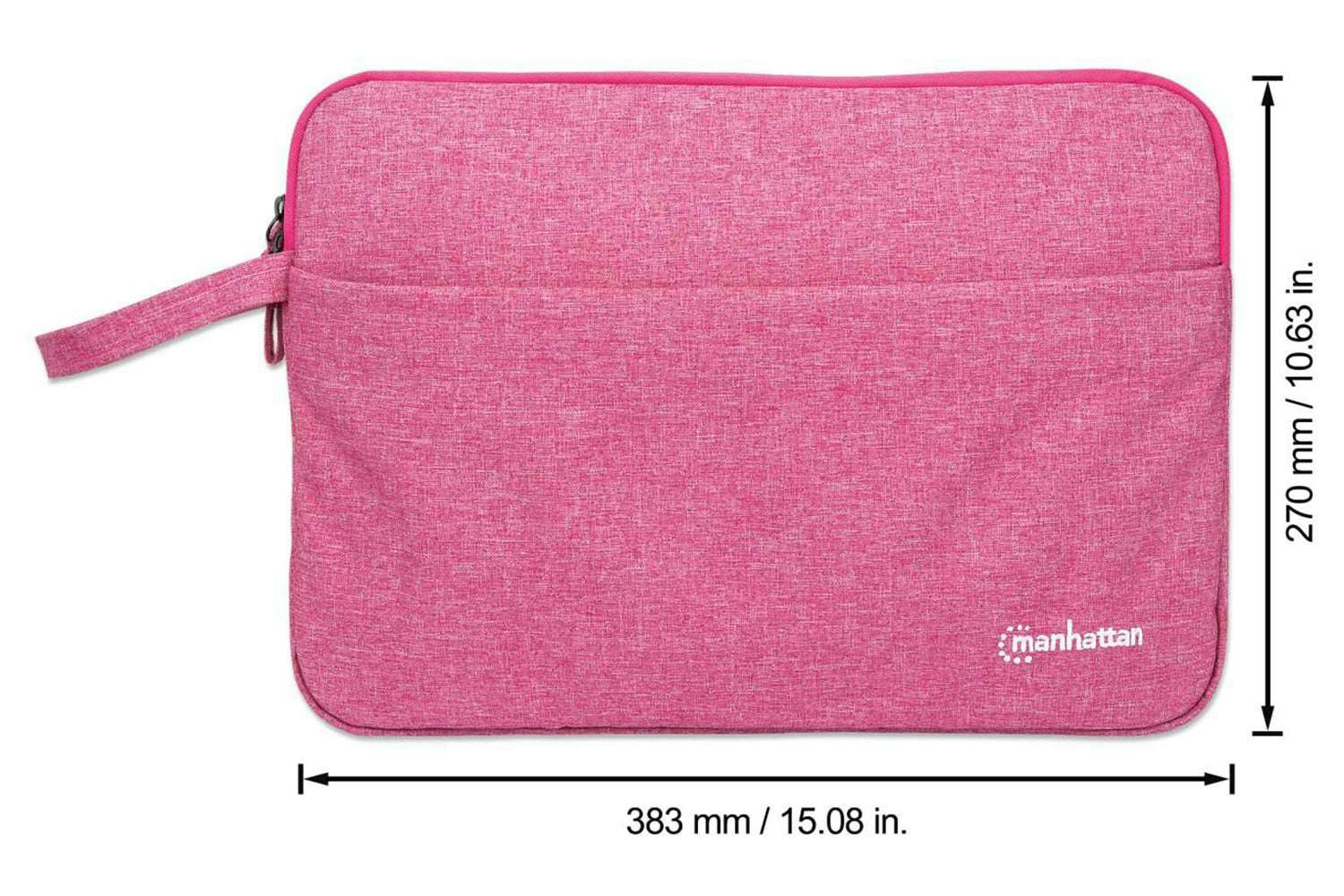 Manhattan Seattle Notebook 14.5" Sleeve Laptop Bag | Pink-6