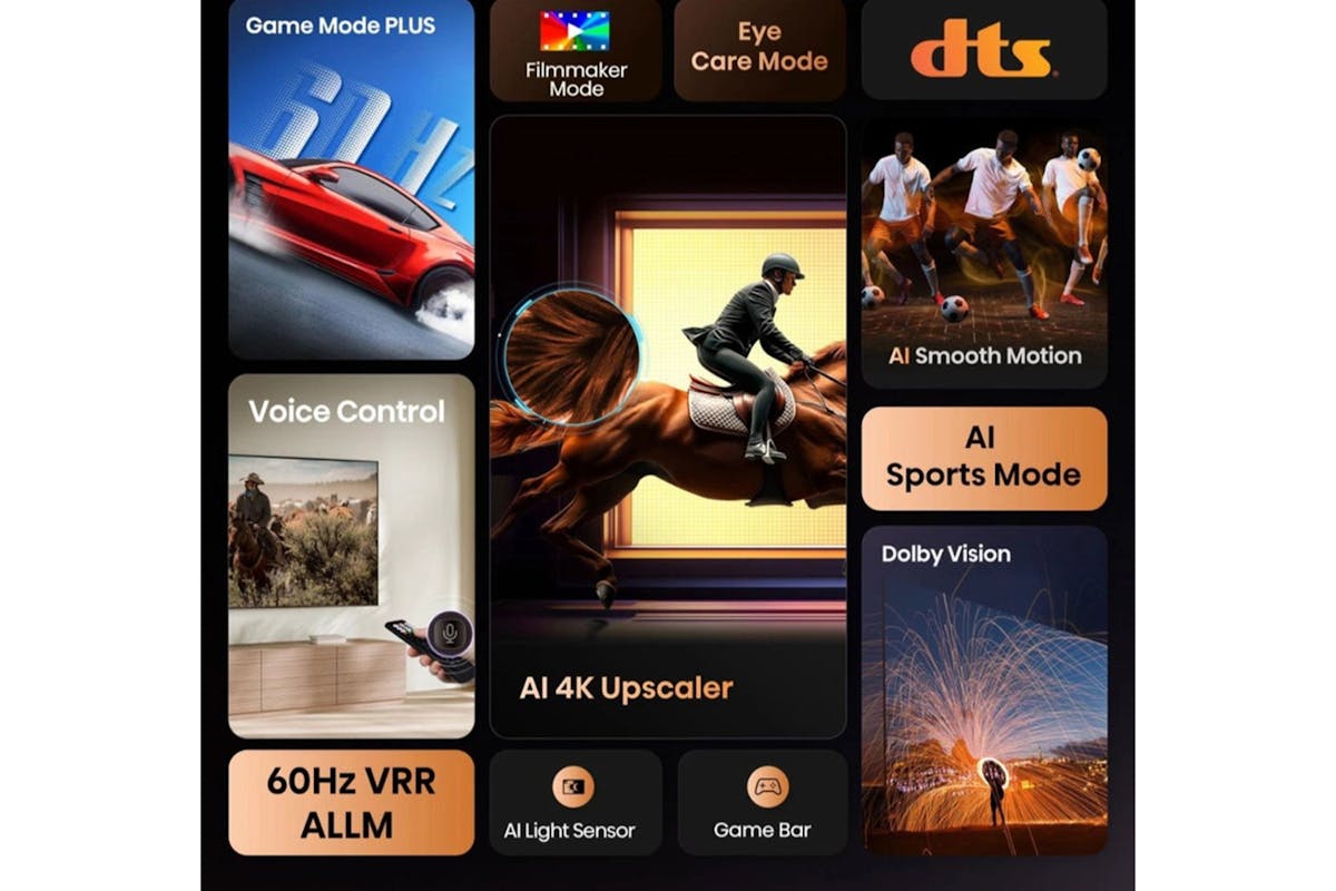 Hisense A6Q 43" LED 4K HDR Smart TV | 43A61Q-8