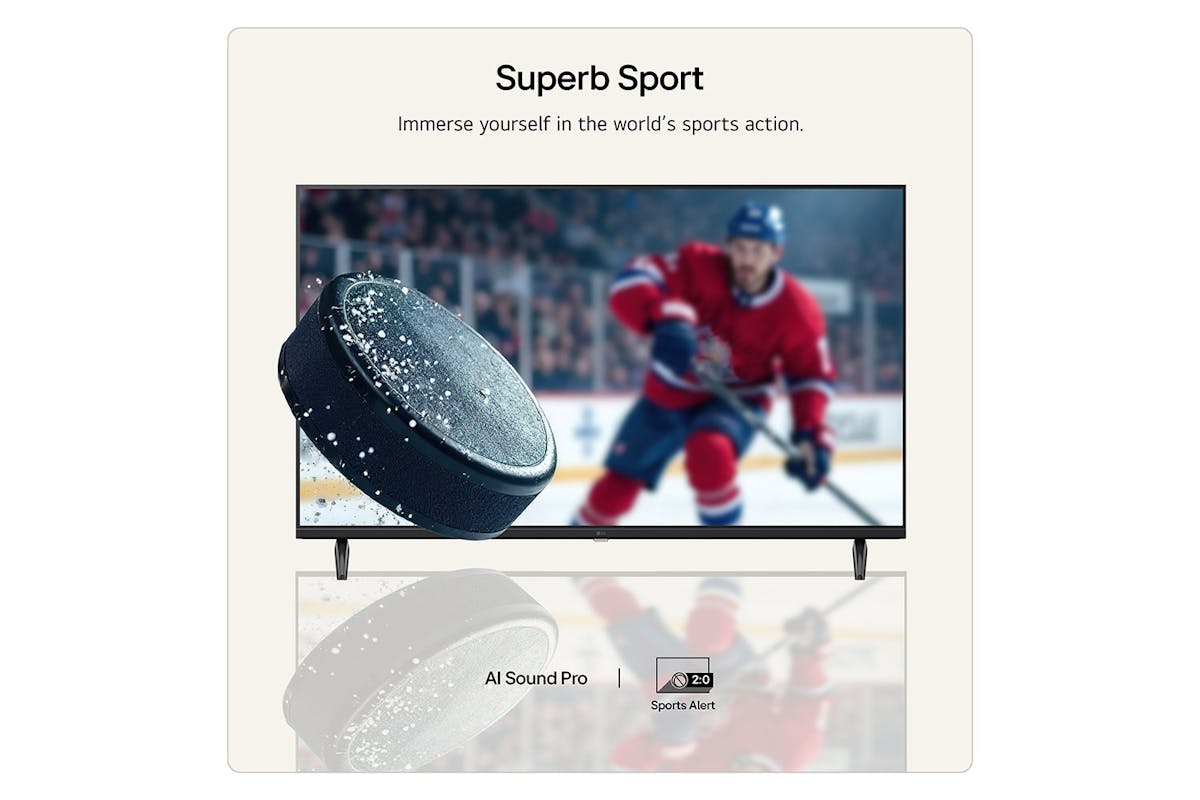LG NANO 43" NU85 AI 4K Ultra HD Smart TV (2026) | 43NU850B6LA.AEI-10