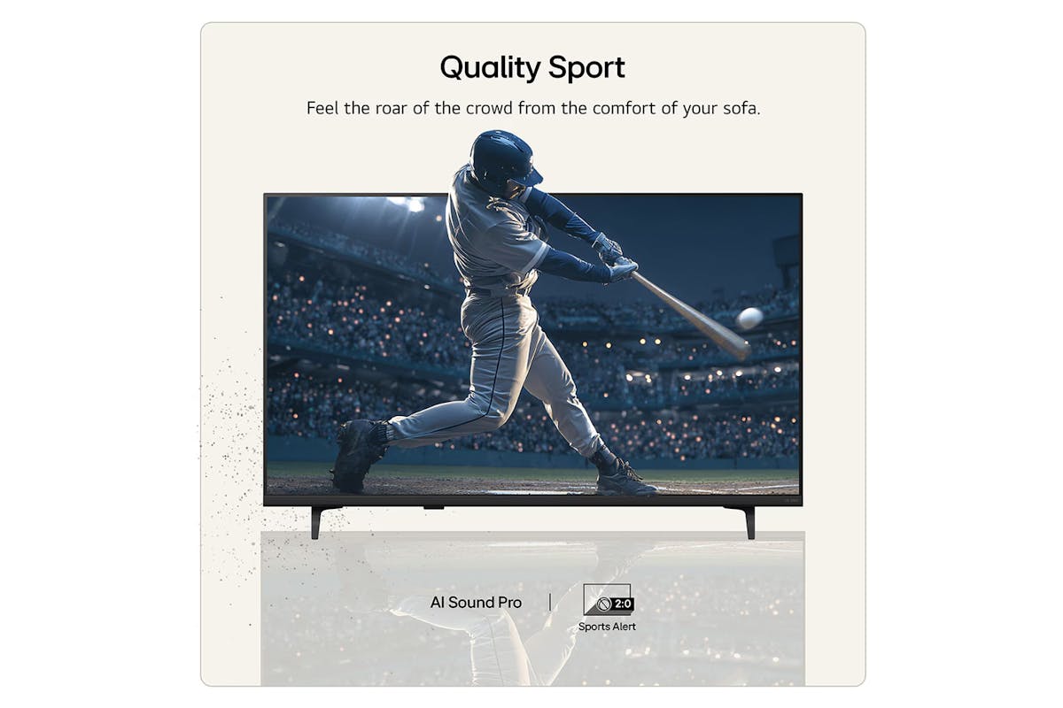 LG QNED72 43" QNED AI Mini LED 4K Smart TV (2026) | 43QNED72B6B.AEI-10