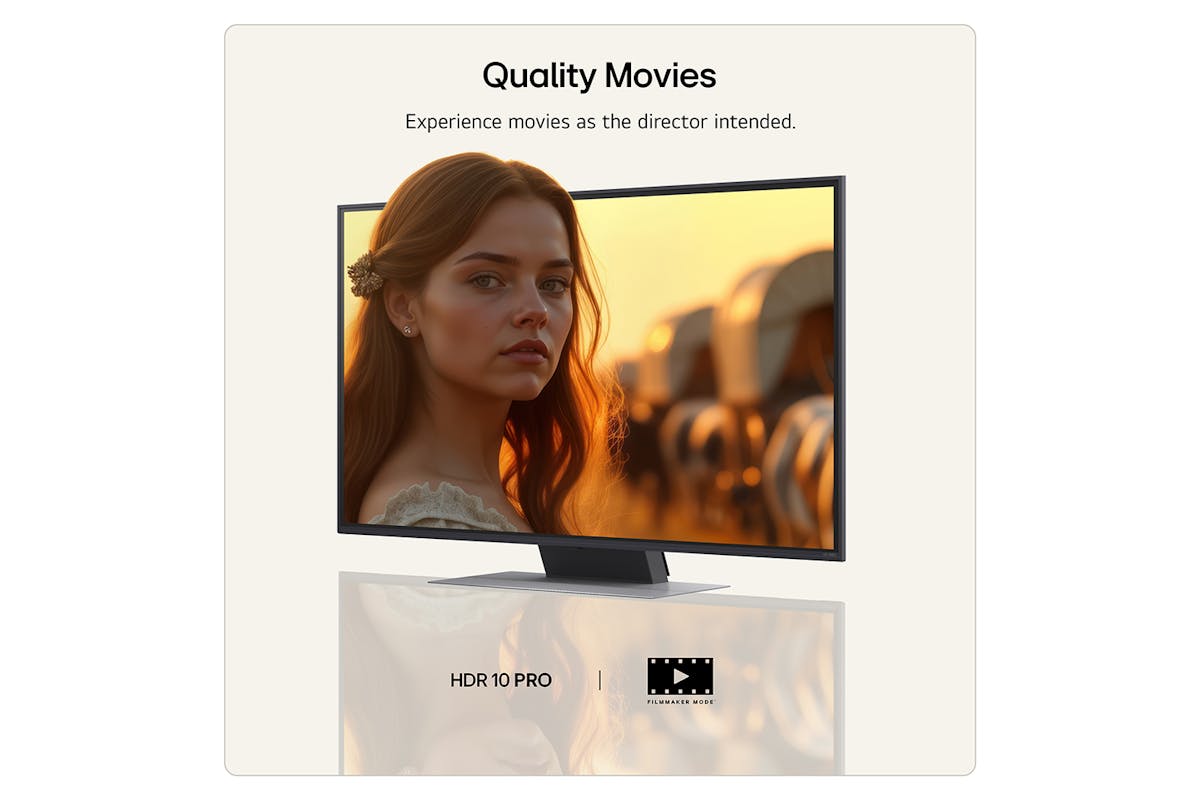 LG QNED86 43" Mini LED Evo AI 4K Ultra HD Smart TV (2026) | 43QNED86B6B.AEI-13