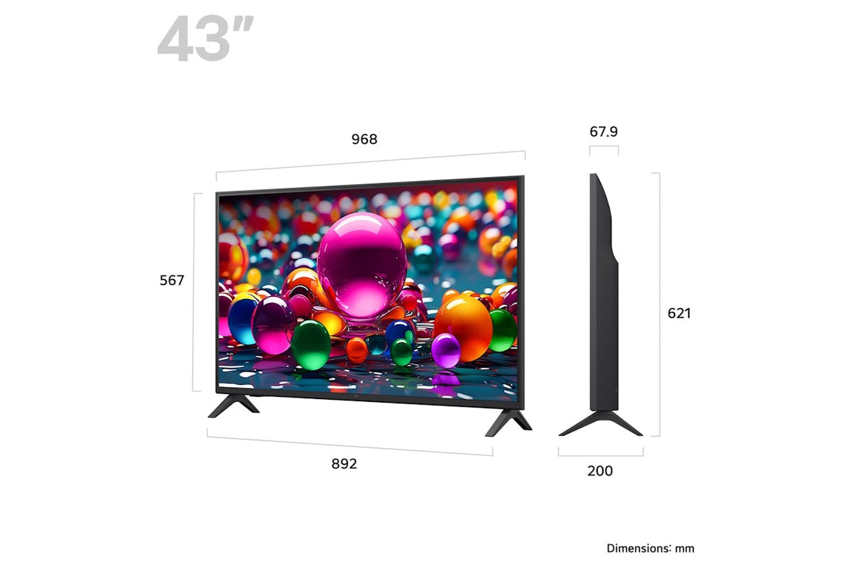 LG 43" UA75 4K Ultra HD HDR LED Smart TV | 43UA75006LA.AEK-4