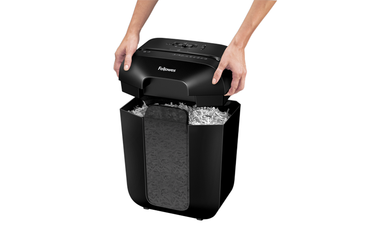 Fellowes LX50 Powershred Cross Cut Shredder with Safety Lock | Black-5