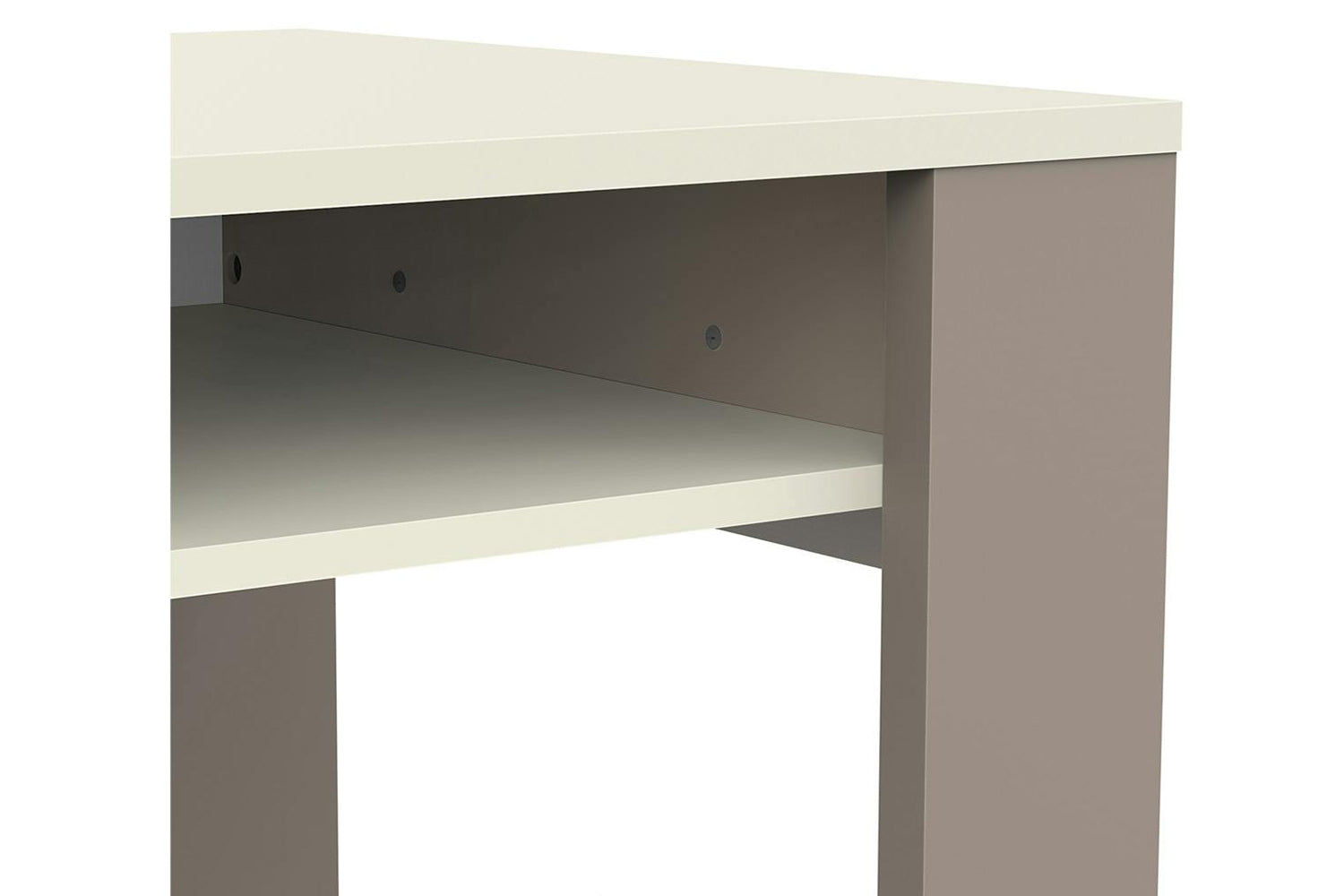 Camillia Desk | Grey/White-3