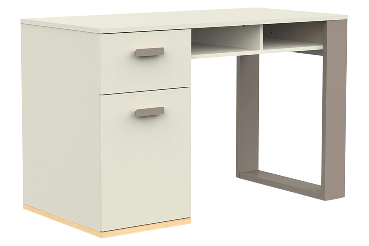 Camillia Desk | Grey/White-5