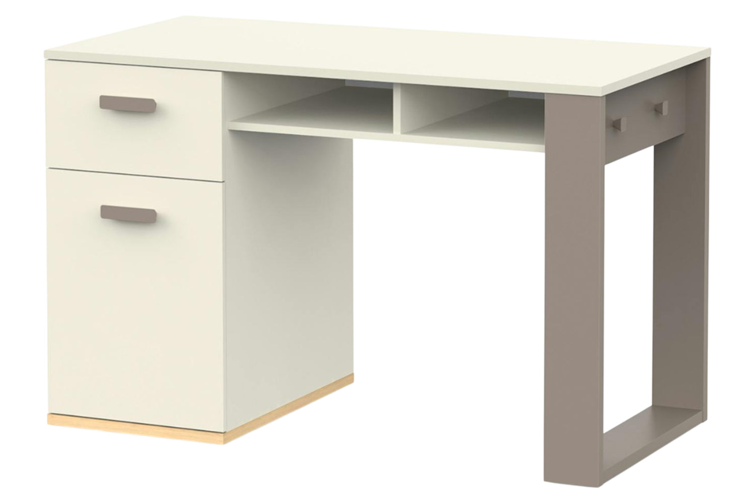 Camillia Desk | Grey/White-6