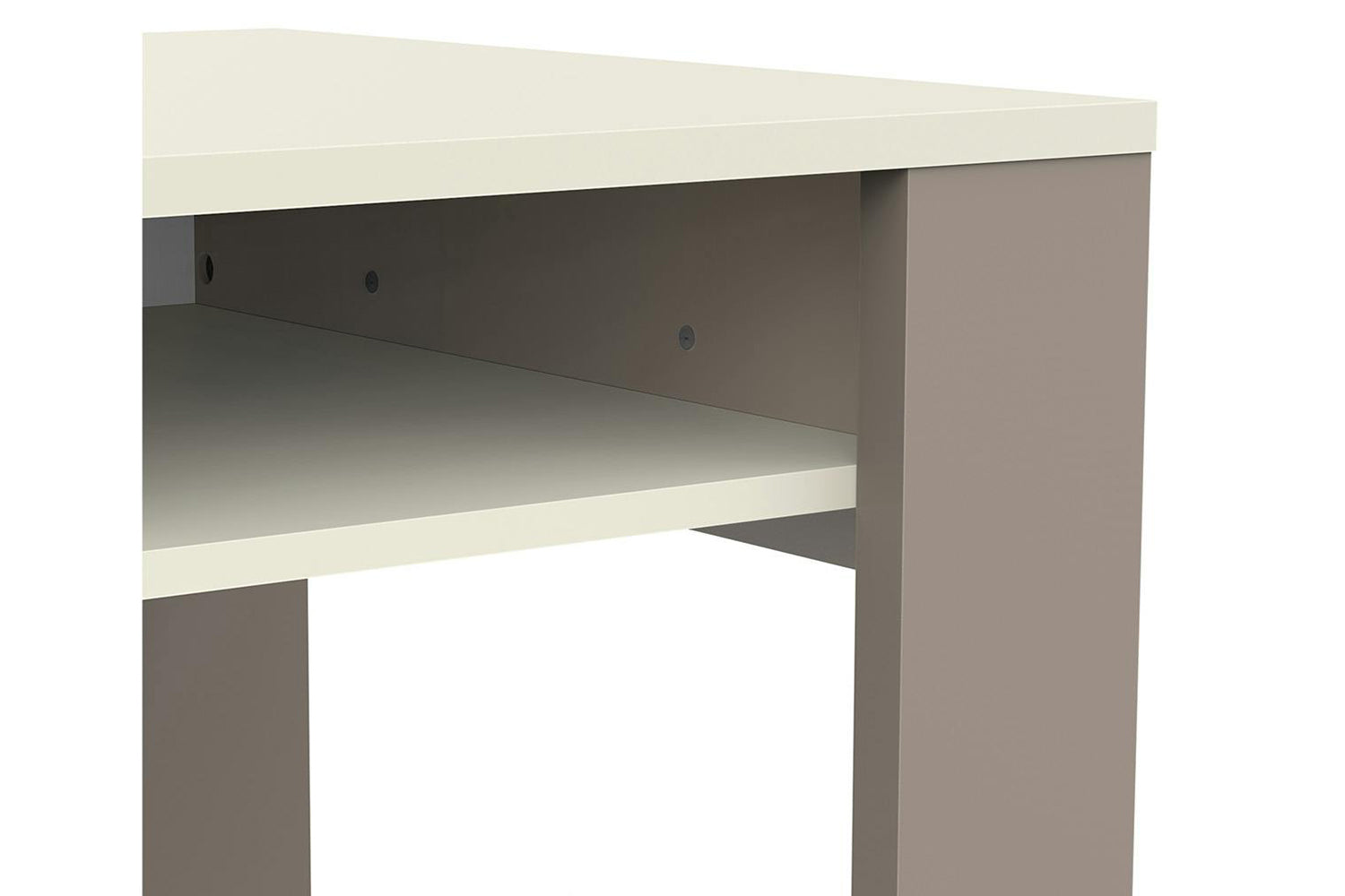 Camillia Desk | Grey/White-8