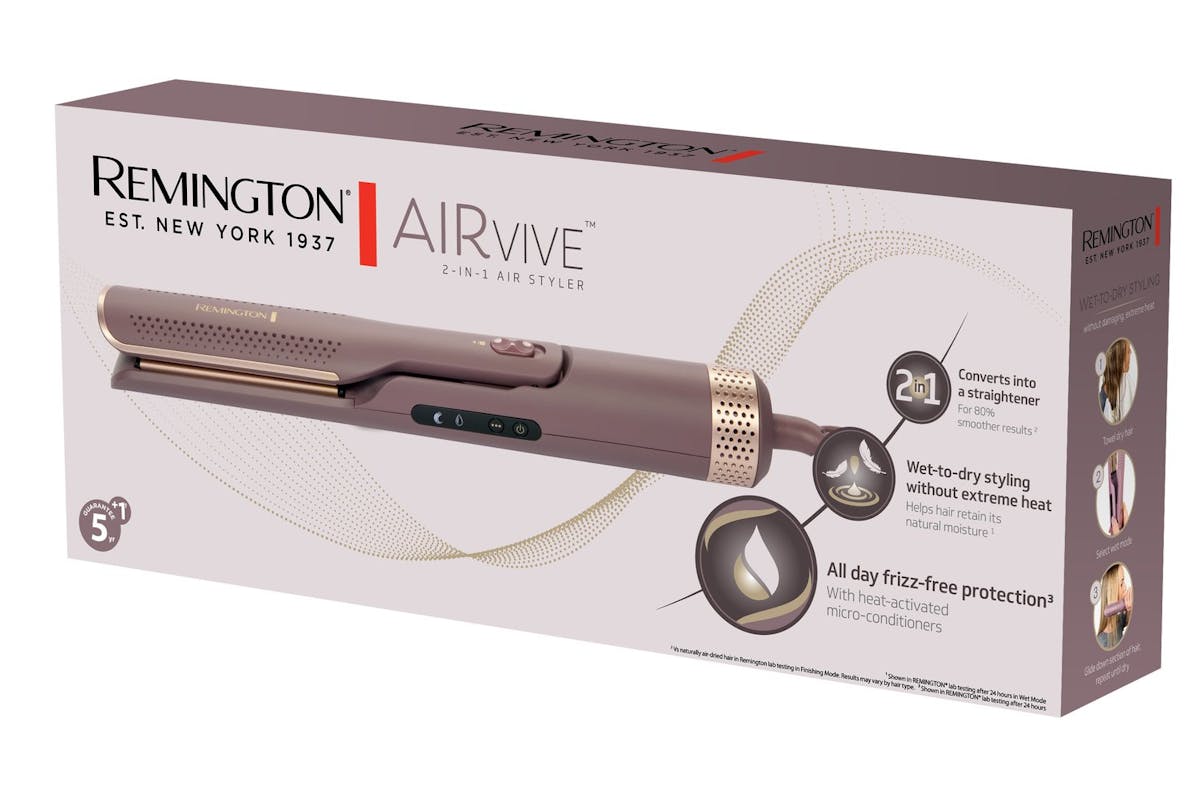 Remington Airvive 2-in-1 Hair Styler | AS8930 | Mauve/Gold-24