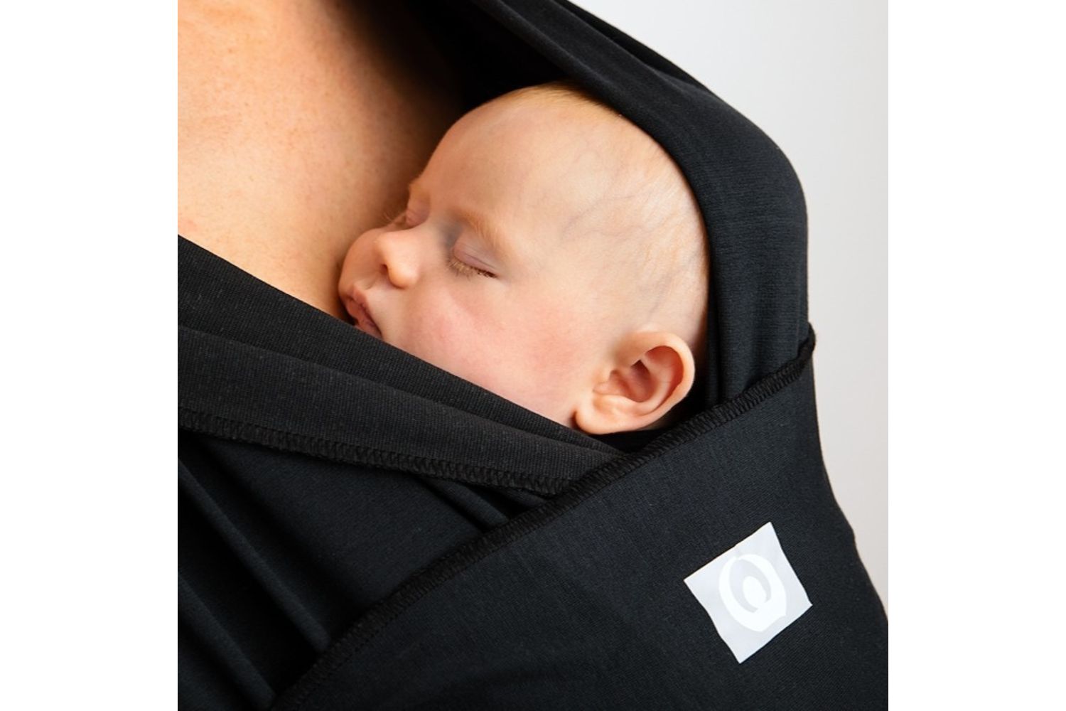 Stretchy Baby Wrap Organic Cotton Ebony-5